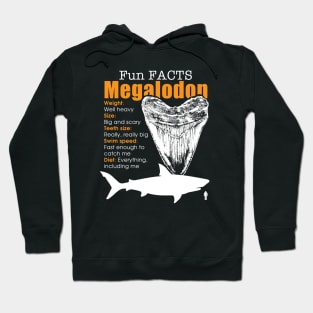 Funny Megalodon tshirt - great gift for shark lovers Hoodie